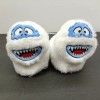 Bioworld Abominable Snowman 3D Plush Slippers White Baby 3 Rudolph