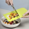 Zeal L202L “Straight To Pan” Slim Kitchen Chopping Board, Plastic,