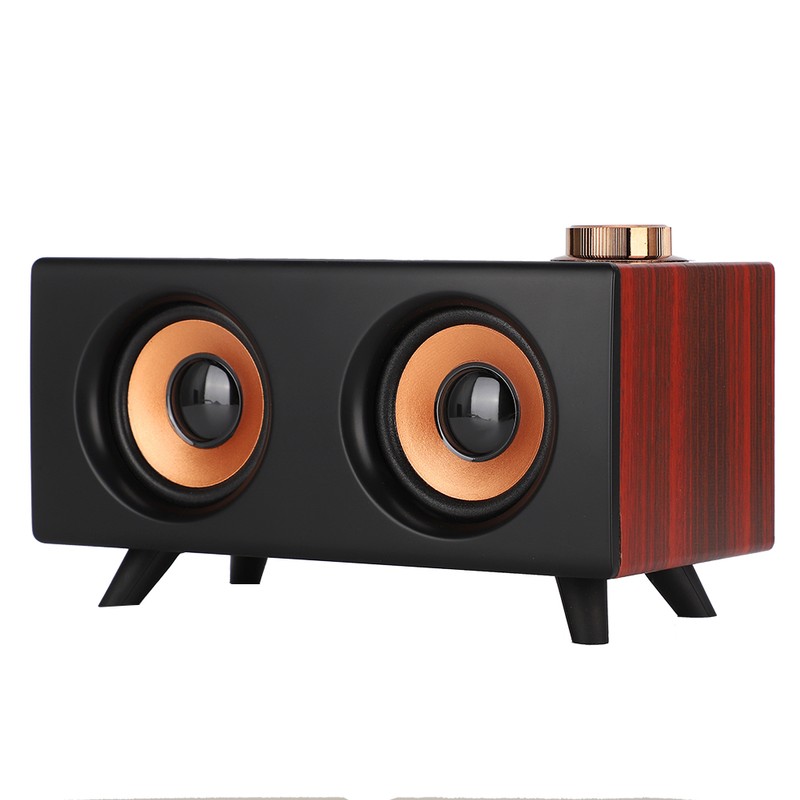 FT-3008 Retro Wooden Mini Bluetooth Speaker Wireless HIFI Stereo Player