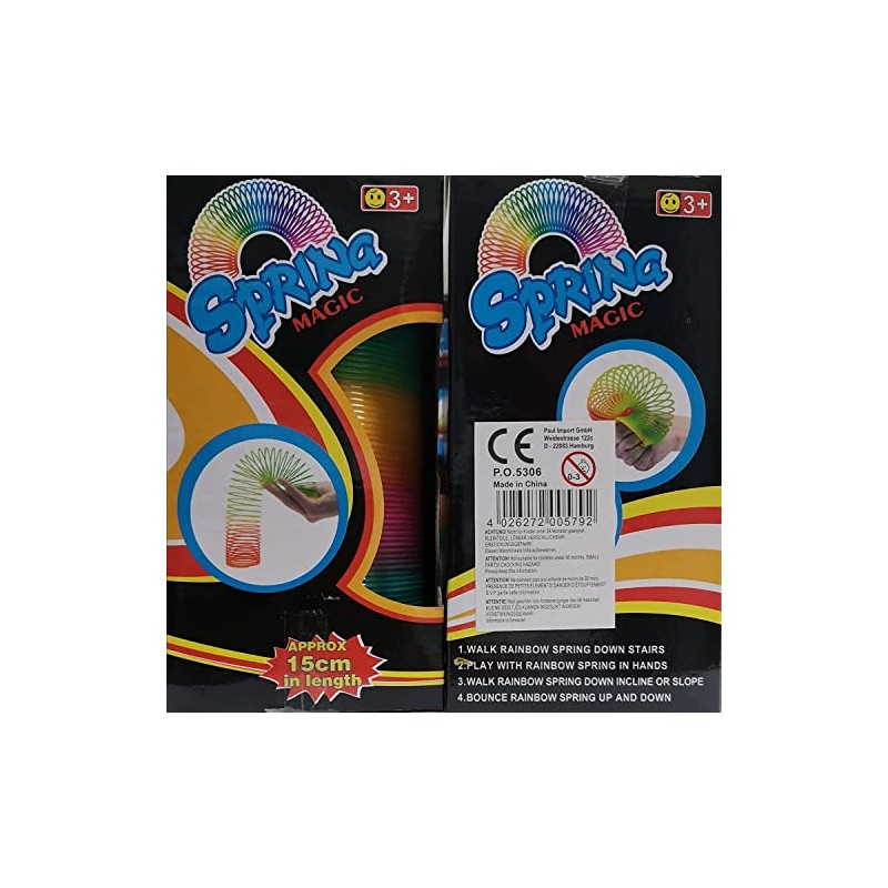 2er Set Paul Import: Rainbow Spiral XL Approx. 16 x