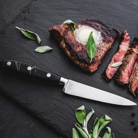 Bon Chef S950 Modena Steak Knives set of 12 (black)