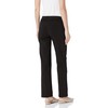 SLIM-SATION Women's Wide Band Pull-On Relaxed Leg Pant with Tummy