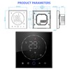 LED Smart Thermostat 7 Day Programmable Smart Wireless Home Thermostat