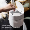 Hapivida Mini Desktop Rubbish, Mini Desk Waste with Lid, Small