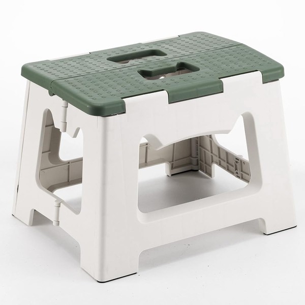 CasaZenith Step Stool Foldable, 9'' Folding Step Stool for Kids