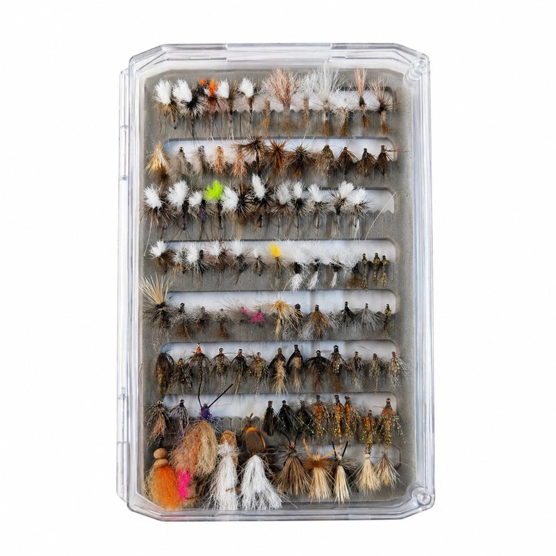 Aventik Deep Clear Fly Fishing Box Magnetic Closure, Fly Tackle