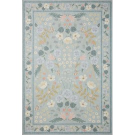 Loloi Rifle Paper Co Cotswolds Sky 2'-6" x 7'-6" Runner Rug
