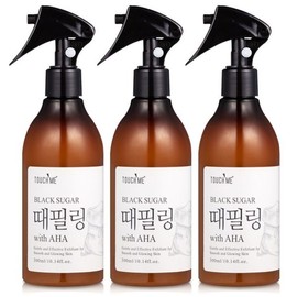 SUAEYAN 터치미 블랙슈가 대용량 때필링 300ml 3개 / 바디스크럽 필링젤 Black Sugar Large Exfoliating Scrub 300ml x 3 / Body Scrub Exfoliating Gel