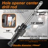 Hole Saw Arbor for 14mm-30mm Hole Saws, Compatible with Starrett,