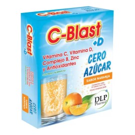 C-BLASTD Suplemento Multivitamínico Cero Azúcar Naranja Vitamina C D Zinc                                                                             