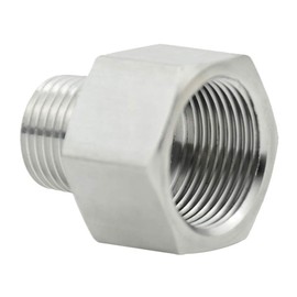 Beduan Stainless Steel Garden Hose Adapter, 3/4" GHT Female x 1/2" NPT Male Connector