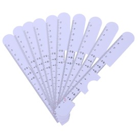 GLEAVI 10pcs Pd Pupillary Distance Rulers for Eye Exams Portable Lightweight Pupillometer Measurement Tool with Clear Scale Indicators for Optometrists and Optical Clinics