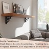 Starby Heavy Duty Wall Shelf Brackets ~ Metal Corbel Supports