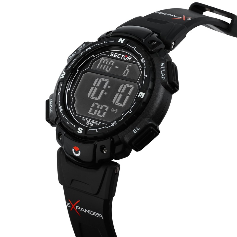 Sector Sports Watch R3251172125 In Collection Street with Digital Display,
