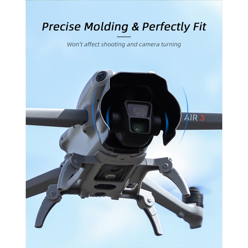 FSIDIWT Lens Hood for DJI Air 3 Drone Accessories, Anti-Glare