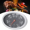 DEWIN BBQ Grill Thermometer, Oval Shaped Stainless Steel Roasting Thermometer