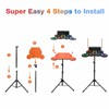 Rocktata® Drum Stand Kit for 7 Pad Roll-up Electronic Drum