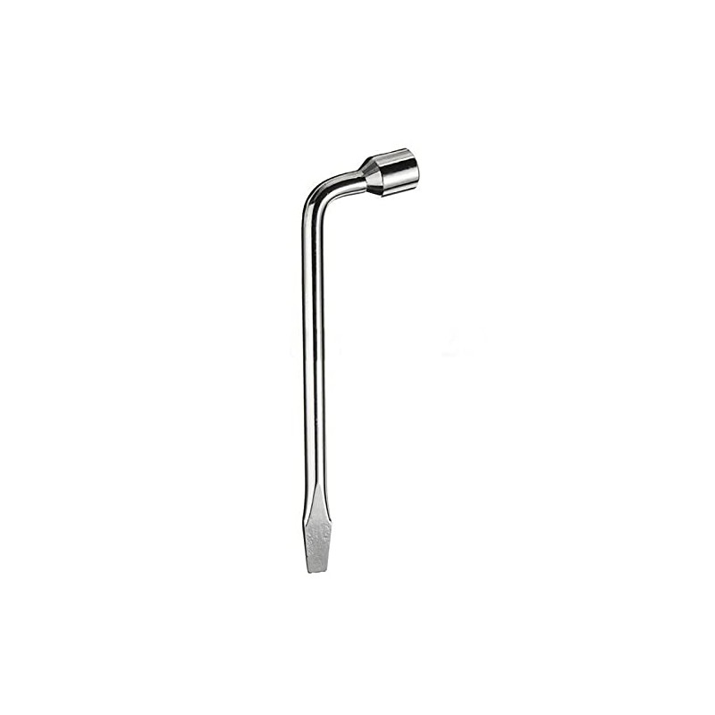 Zeromall Car Spare Tire Wrench, 19mm L-type Hexagon Slotted End