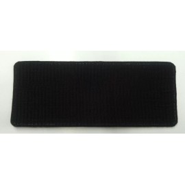 SAFETY POLICE EMBROIDERY PATCH 4X10 AND 2X5 HOOK ON BACK BLACK ON OD GREEN
