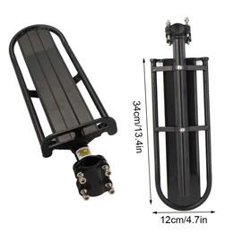 ThreeH Retractable Bike Luggage Cargo Rack Aluminum Alloy Bicycle Pannier Bag Holder Easy to Install BK41