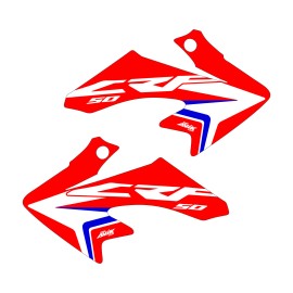 Unbranded CRF50 Shroud Graphics Red 2004-2022 2020 style red/blue stripe FREE SHIPPING!!!