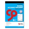 Cherry Carbonless NCR School Accident/Incident Duplicate Book for Pupils A5