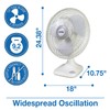 Air King 9106 16-Inch 3-Speed Oscillating Table Fan