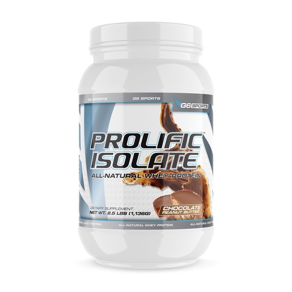 G6 Sports Nutrition Prolific Isolate All Natural Whey Protein Isolate