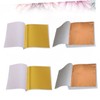 Gadpiparty 200 Sheets Imitation Gold Leaf Foil Paper for Arts