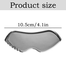 GroveEss Stainless Steel Gua Sha Tool,Durable Gua Sha Massage Stone,Smooth Gua Sha Facial Scraper for Face Eye Neck Body Skin Care Massage Relaxation
