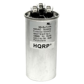 HQRP 35uf 5uf 370-440V Dual Run Capacitor works with CBB65 AC Electric Motor Start HVAC Blower Compressor Furnace 35MFD 5MFD CBB65-R Z97F9834 97F9834 plus HQRP Coaster