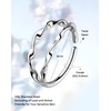 OUFER Nose Rings Hoops 20G Open Double Hoop Nose Ring