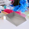 Tofficu Stainless Steel Dustpan with Wood Handle - Metal Dust