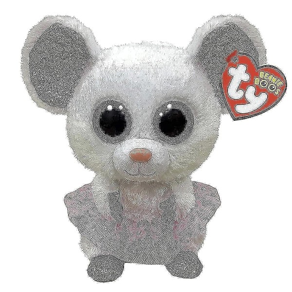TY 2007519 Nina Mouse with Tutu Beanie Boo Stuffed Animal,
