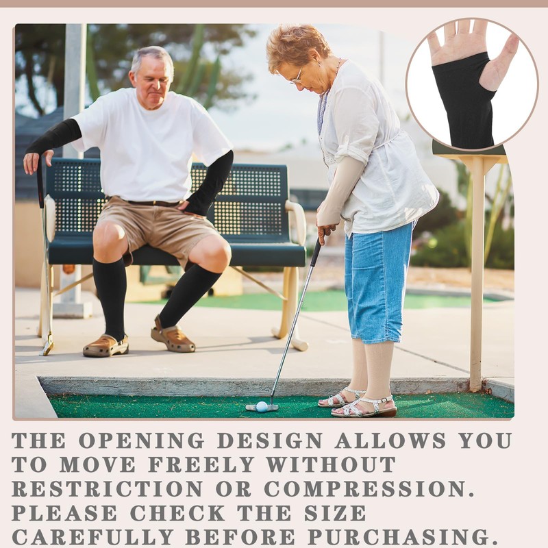 Zoooyawn 4 Pairs Elderly Leg and Arm Skin Protectors Leg