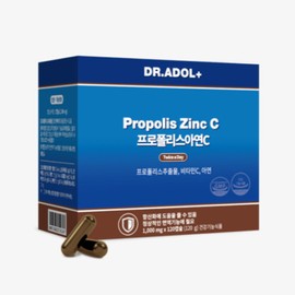 Doctor Adol Dr. Adol Propolis Zinc Healthy Adult Nutrition 120 Capsules / 닥터아돌 프로폴리스 아연 건강 성인 영양제 120캡슐