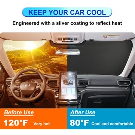 Windshield Sun Shade for Ford Explorer 2020 2021 2022 2023 2024 2025 2026