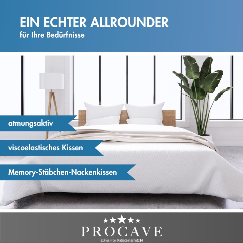 Procave 7140/7141 Neck Pillow, 40 x 80 cm