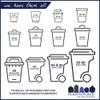 Plasticplace 95-96 Gallon Heavy Duty Black Trash Bags - Contractor