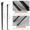 4 Pieces Black Fine Angled Eyeliner Brushes, Eye Liner brush,