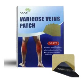 Parches para várices 100 pzs | alivio de dolor venas varicosas con hierbas