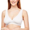 Carole Martin Crossover Slip-On Comfort Bra White 44