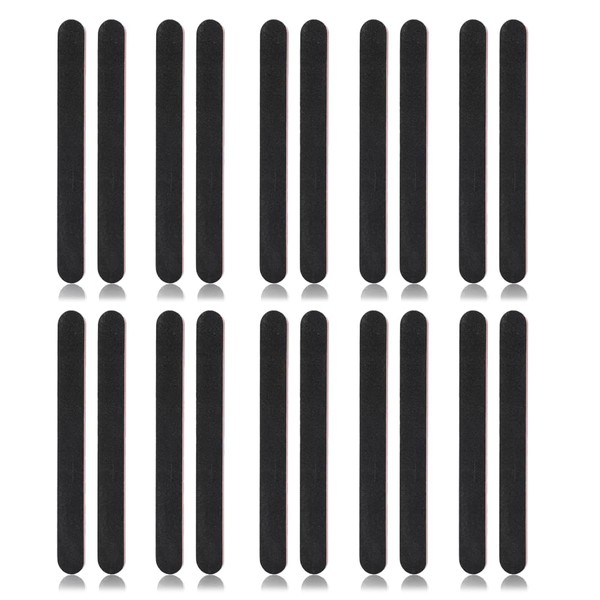 TSUOUKL20 Stück Professionelle Nagelfeilen Set, Doppelseitige 100/180 Körnung, Wiederverwendbar für