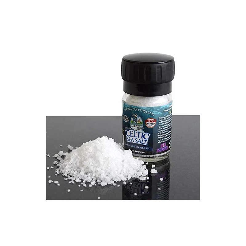 Celtic Sea Salt Makai Pure Deep Sea Salt Mini Grinder,