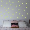 Glow in The Dark Stickers Moon DIY Wall Stickers, Glow