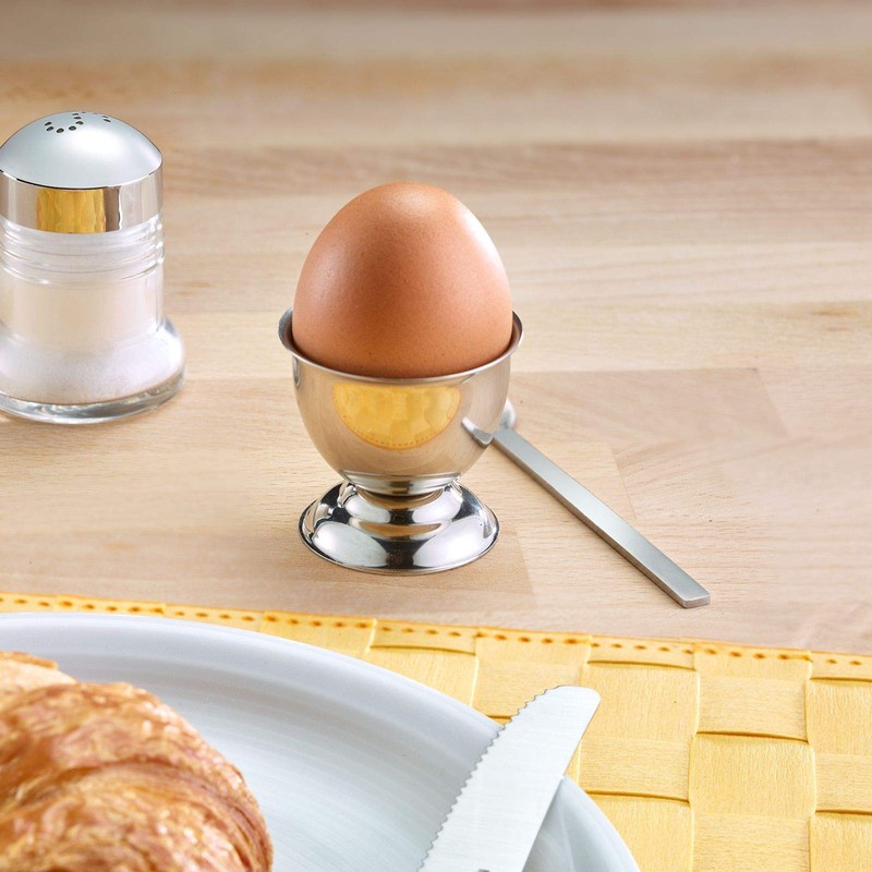 Westmark 4 Eierbecher, mit Fuß, stapelbar, ø 5 cm, Rostfreier