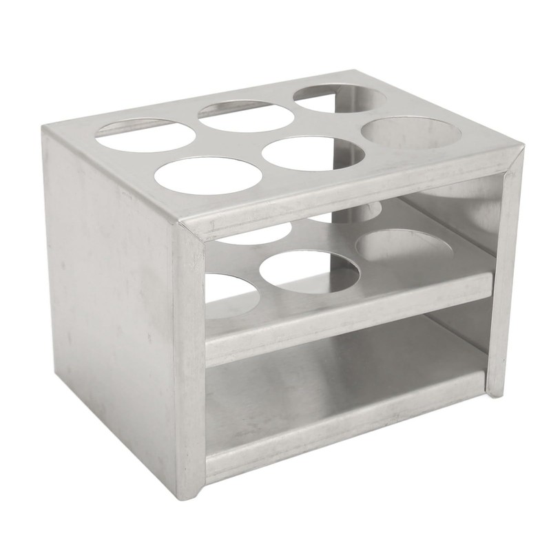 Denash Centrifuge Tube Rack, High Stability Metal Test Tube Rack