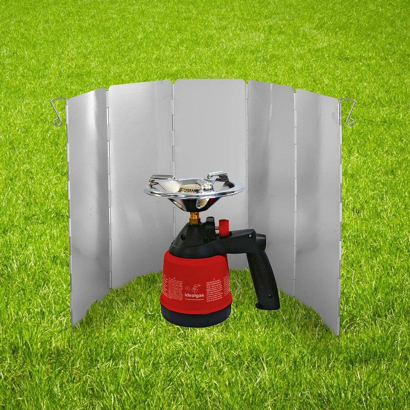 ASAB Panel Stove Windscreen Lightweight Compact Folding Camp Stove Wind