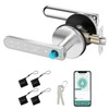 Foxgard Smart Fingerprint Door Lock:Fingerprint Door Knob-Biometric 5-in-1 Finger Print