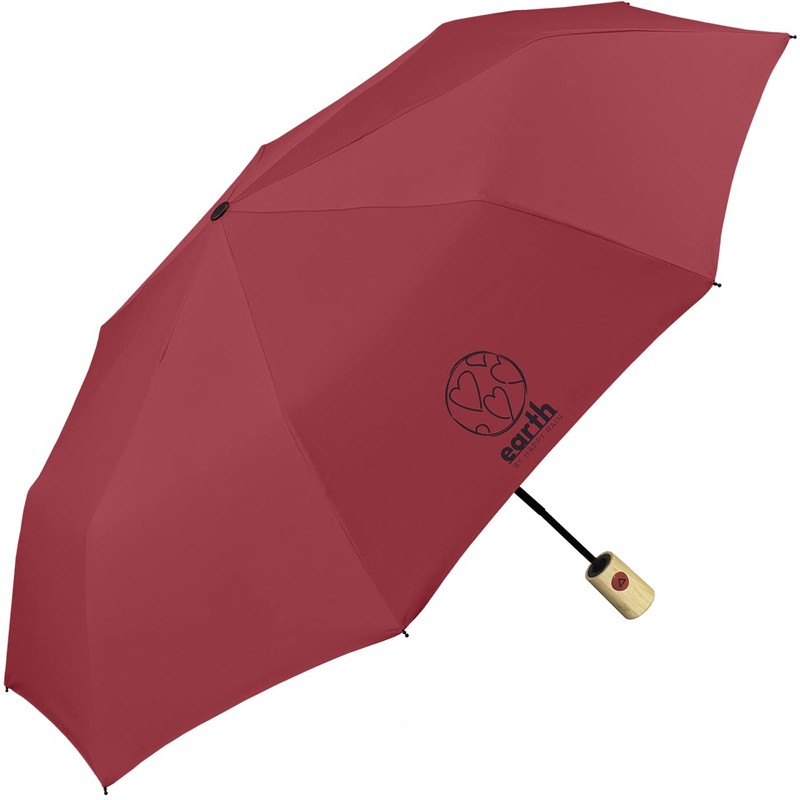 Happy Rain Pocket Umbrella with Automatic Earth, blush piment, Automatic